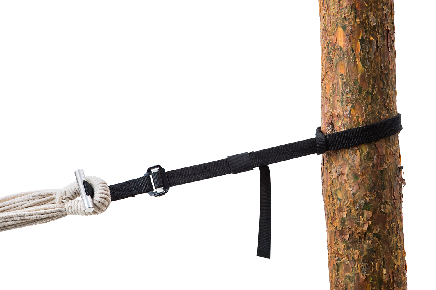 AMAZONAS T-Strap Aufhänge Set für alle Hängematten baumschonend Seillänge 220 cm (2x)