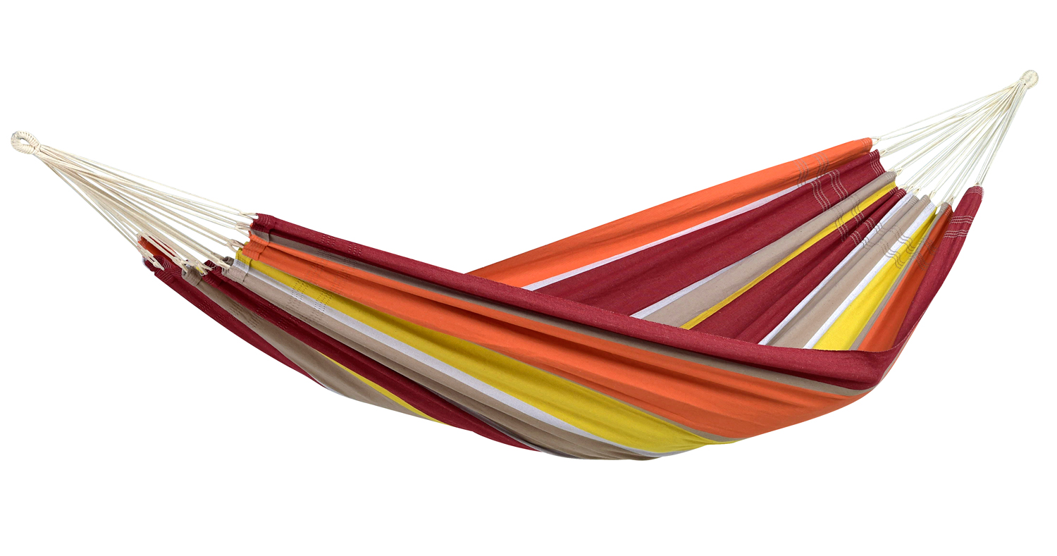 AMAZONAS XL Hängematte Barbados Acerola Tuchhängematte Liegefläche ca. 230 x 150 cm