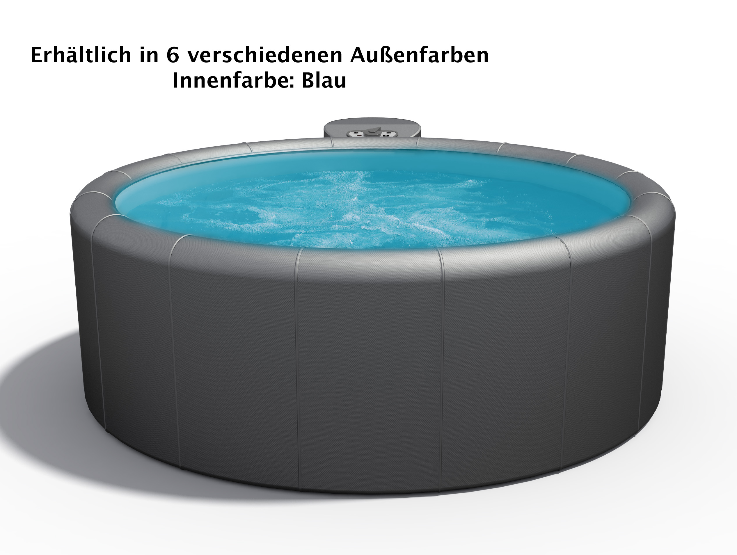 Softub Whirlpool Modell Legend 220 3 bis 4 Personen verschiedene Farben innen blau