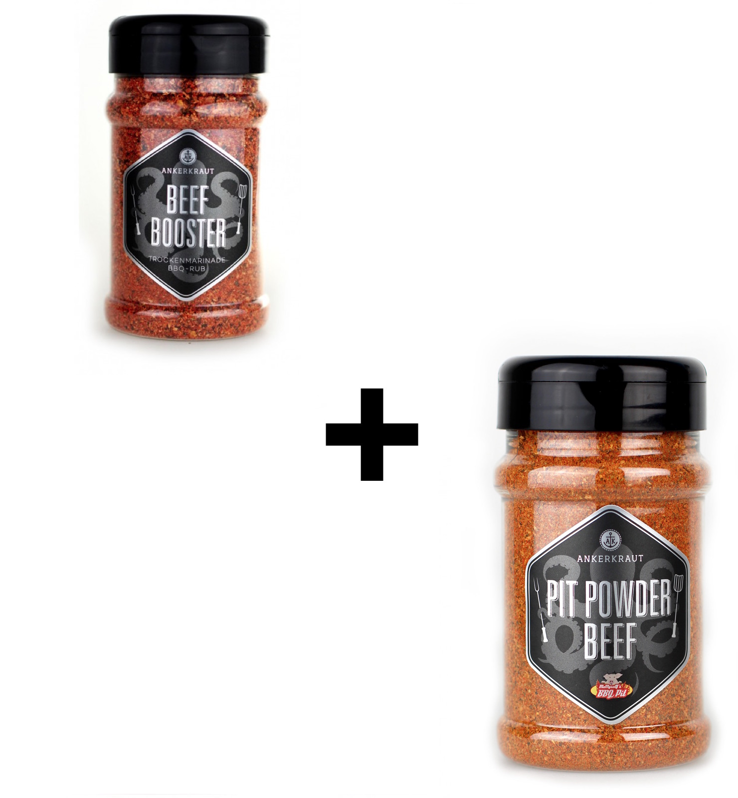 Ankerkraut 2er BBQ Rub Marinaden Set für Rindfleisch
