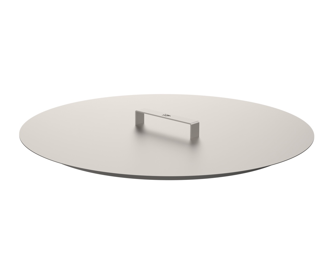 Masuria Wild Deckel für Alpha 600 Rauchfreie Feuerstelle Grillstelle aus Edelstahl Ø 47,5 cm