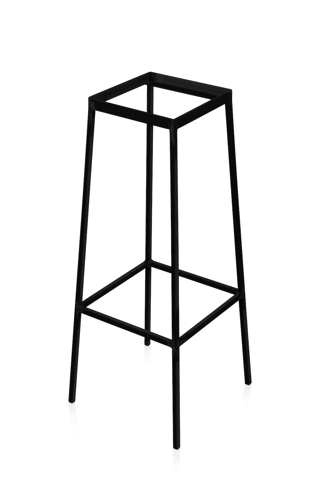 Beske-Manufaktur Ständer für Betonfeuer oder Blumentopf 17x17x17cm pulverbeschichtet aus Stahl