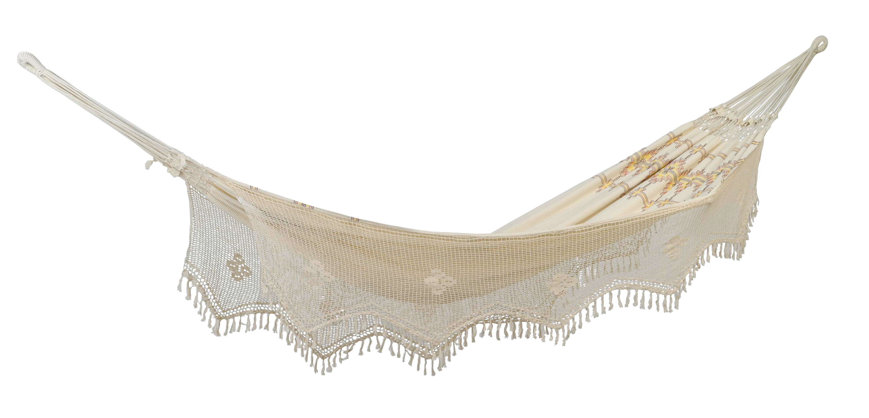 AMAZONAS XXL Makramee Hängematte Rio Boho Scandi Edition Liegefläche ca. 250 x 160 cm