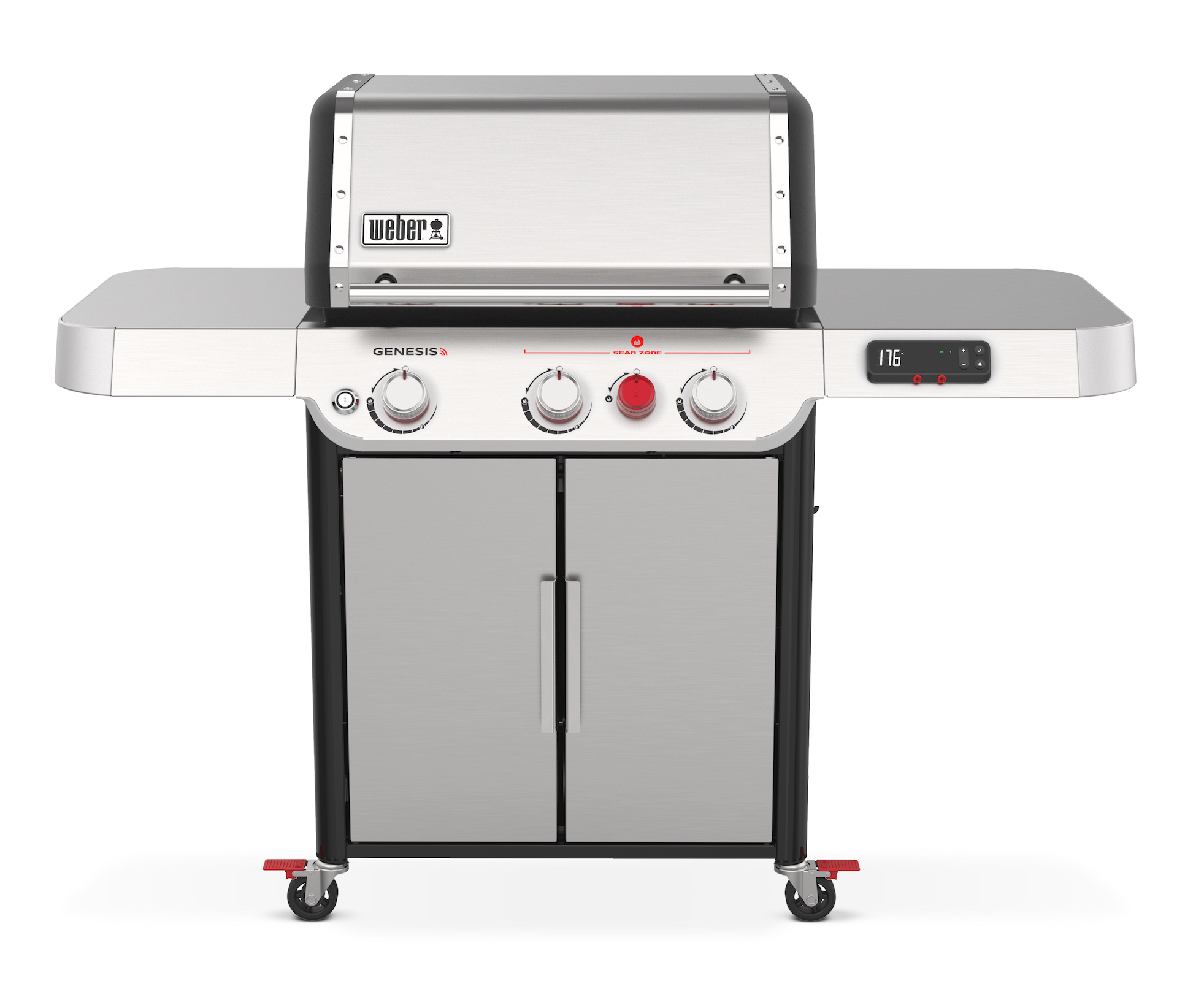 Weber Gasgrill Genesis SX-325s Smart Grill Edelstahl - Stainless Steel