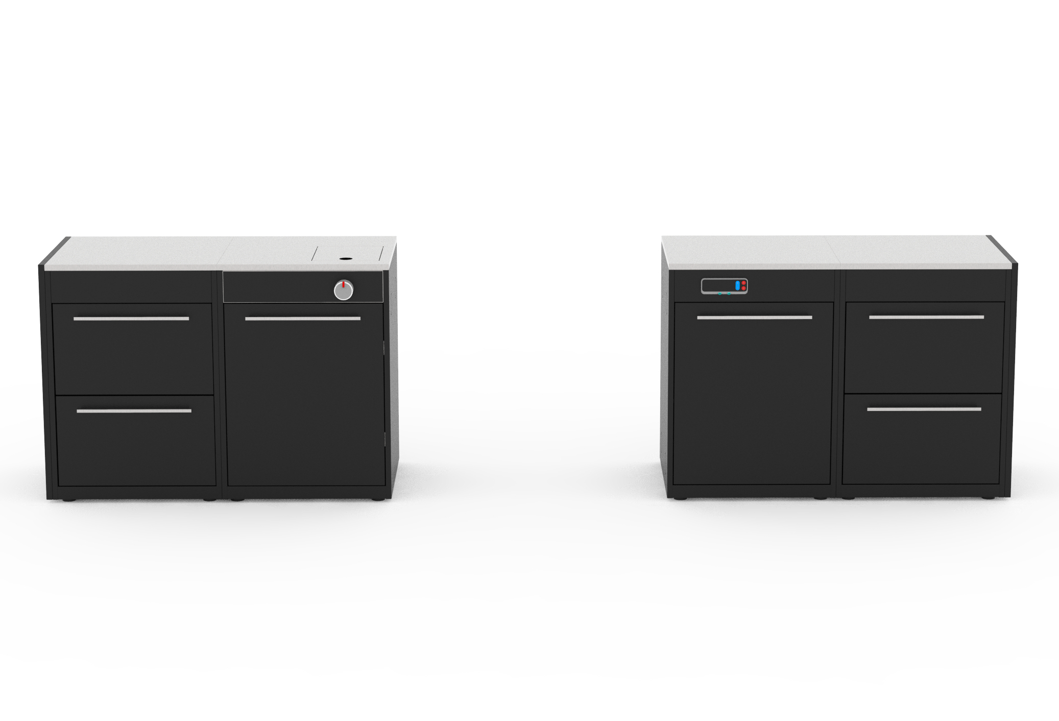 Weber BBQ Kitchen Gas 431 2x 2‐Ladenmodul, Seitenkocher-Türmodul und Türmodul für Genesis