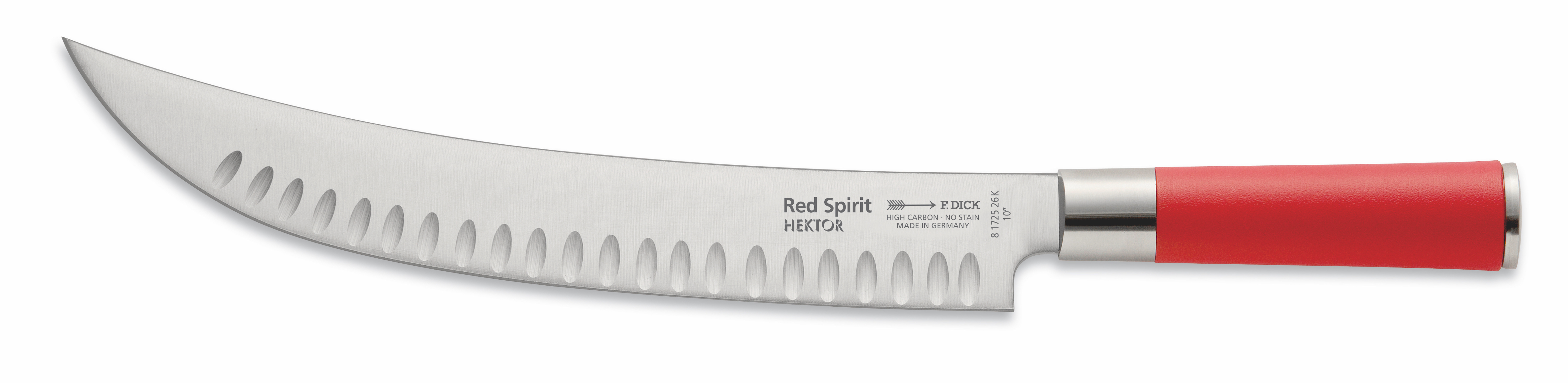 Friedrich Dick Red Spirit Zerlegemesser Hektor mit Kullenschliff, Klingenlänge 26 cm