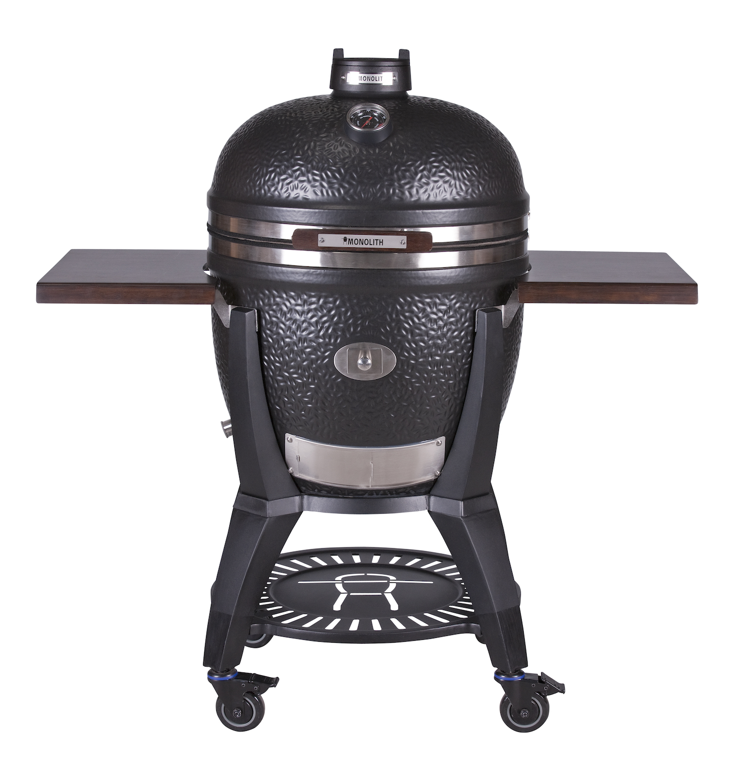 Monolith Keramikgrill AVANTGARDE.66 (LeCHEF) mit Gestell und Seitentische 301030+301039