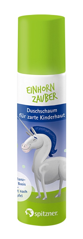 Spitzner Duschschaum Kinder Einhornzauber 75 ml verzaubernd grüne Schaumdusche mit Apfelduft
