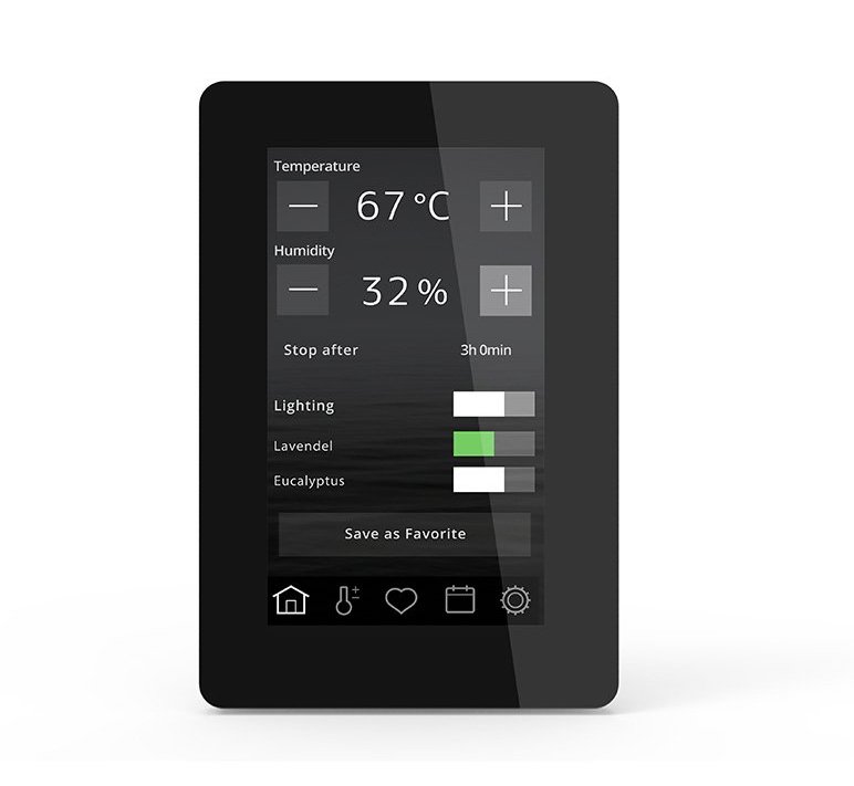 Tylö Elite WiFi Cloud Saunasteuerung für finnische Saunaöfen und Combiöfen von Tylö WLAN