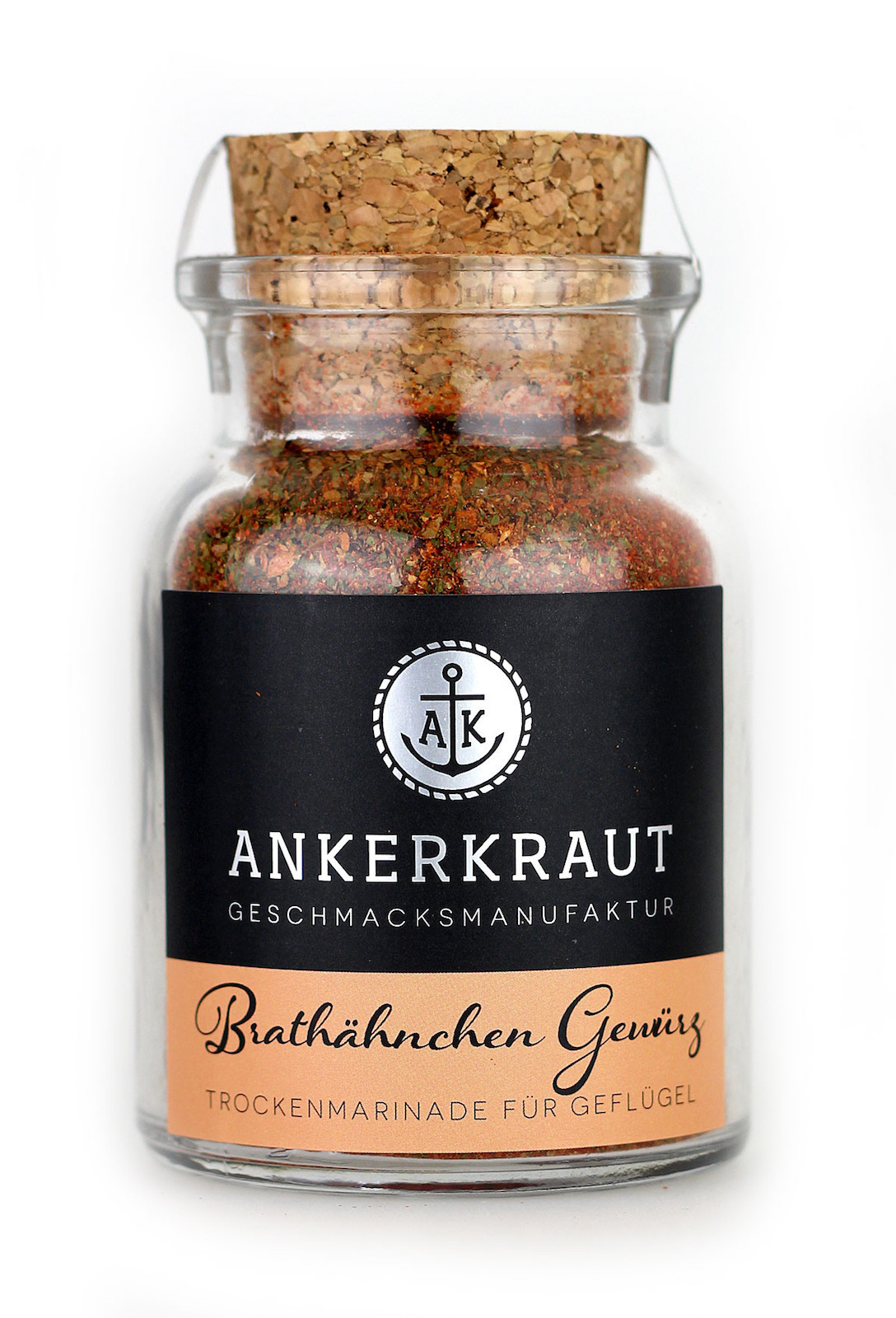 Ankerkraut Brathähnchen Gewürz Gewürzmischung für Geflügel im Korkenglas 75 g
