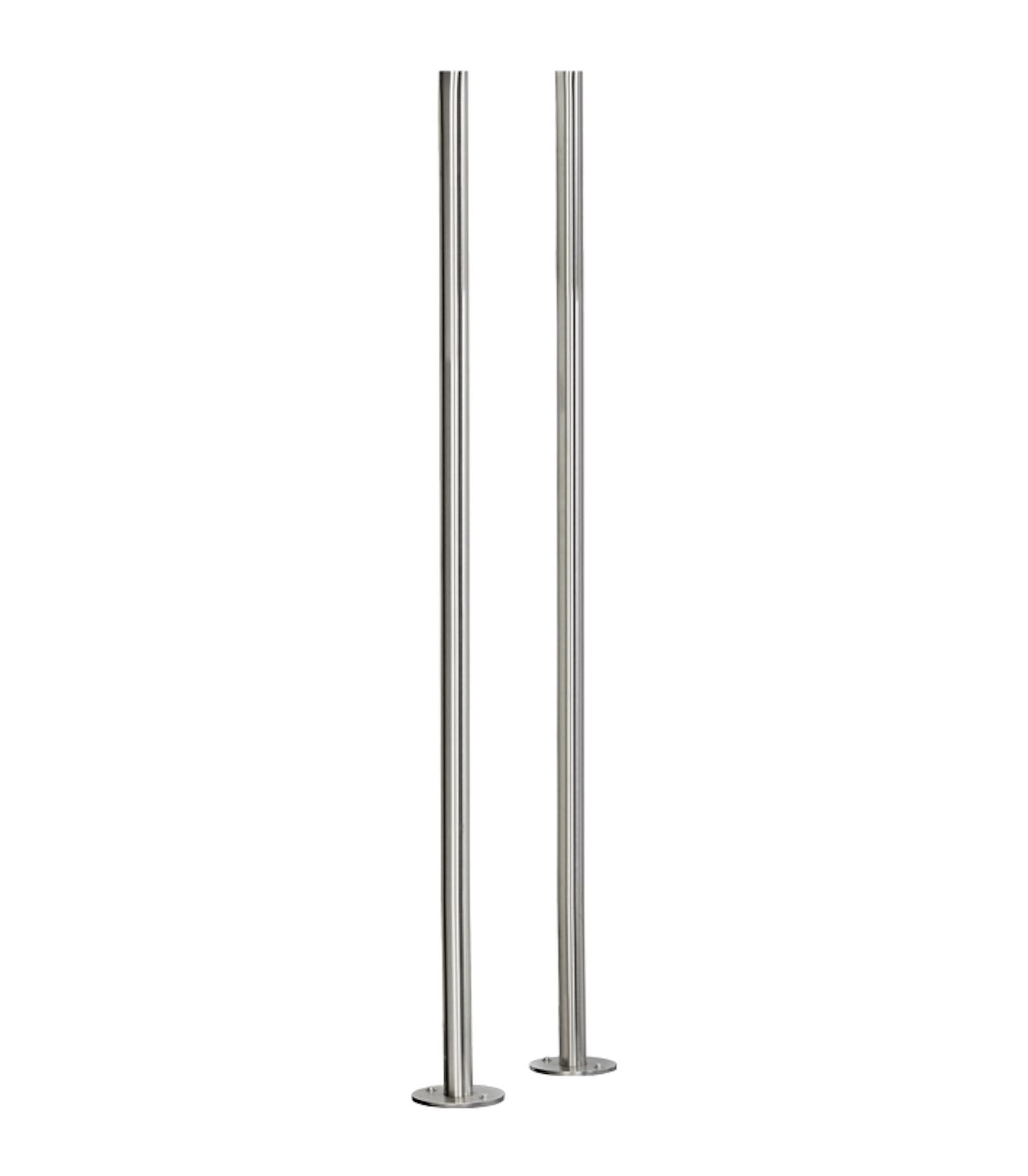 Heibi Briefkastenständer 130 cm aus Edelstahl zum Andübeln