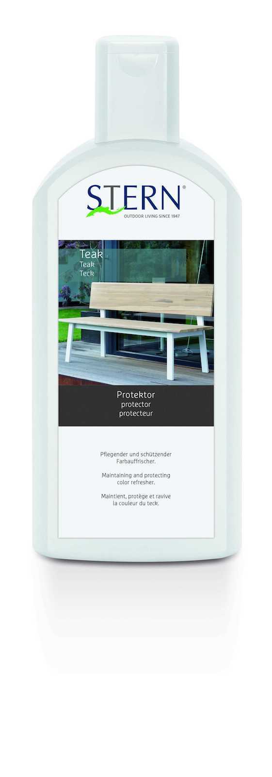 Stern Teak-Protektor Teakpflegemittel Teakholzprotektor 500 ml Farbauffrischer für Teakholz