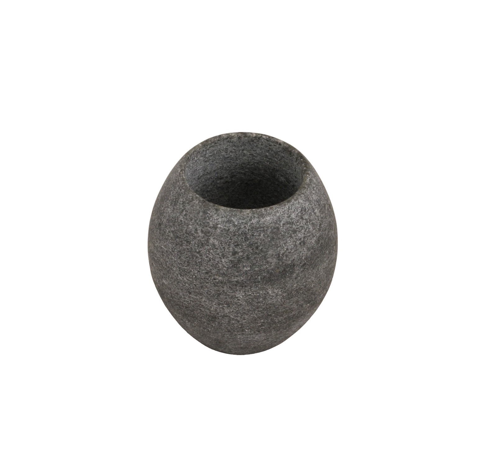 Sentiotec Specksteinaufgussschale bauchig Sauna Aromaschale aus Speckstein für Saunaaufgüsse