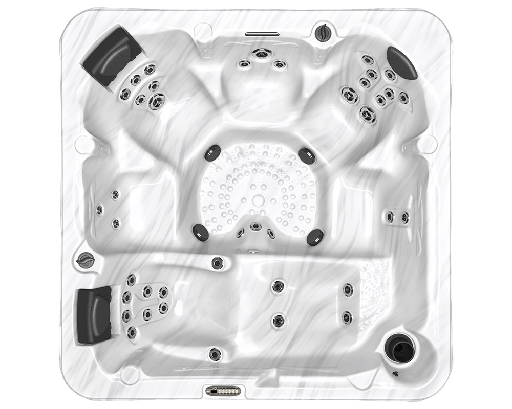 Dimension One Latitude Spa Whirlpool für 6 Personen 232 x 232 x 91 cm inkl. Isotherm-Abdeckung