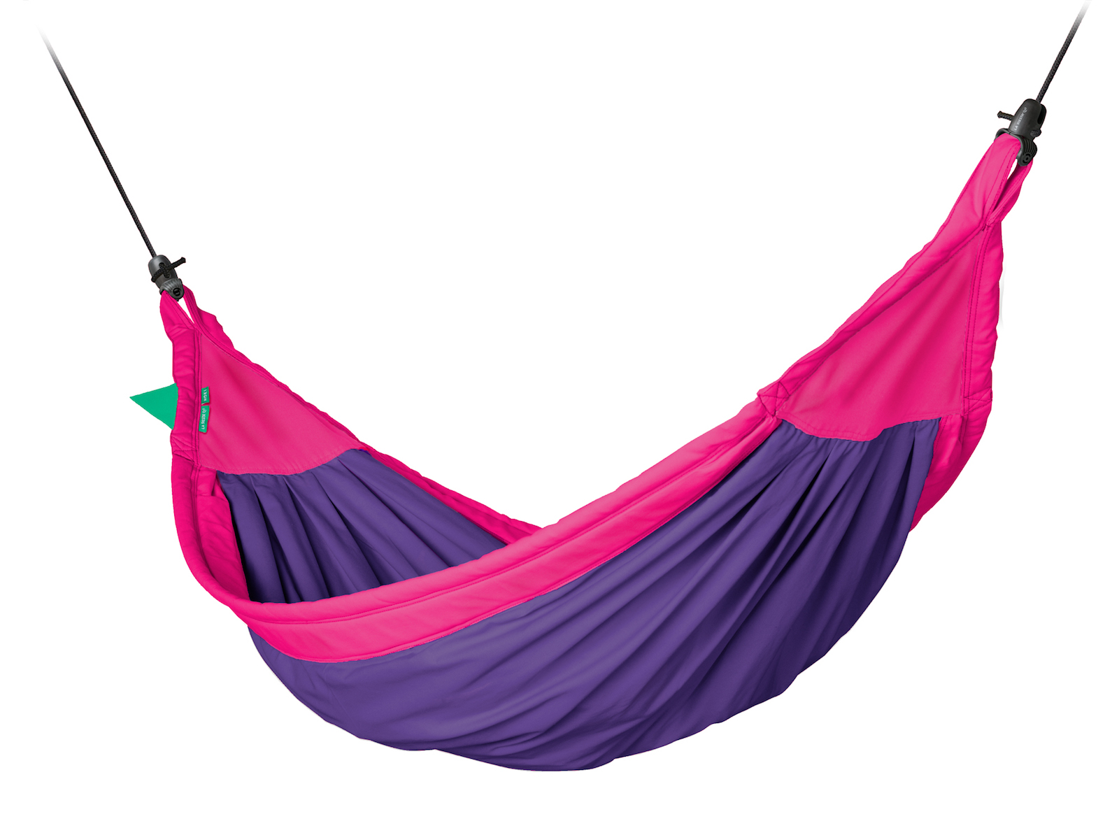 La Siesta Kinder-Hängematte Moki lilly lila aus Bio-Baumwolle inkl. Befestigungsmaterial