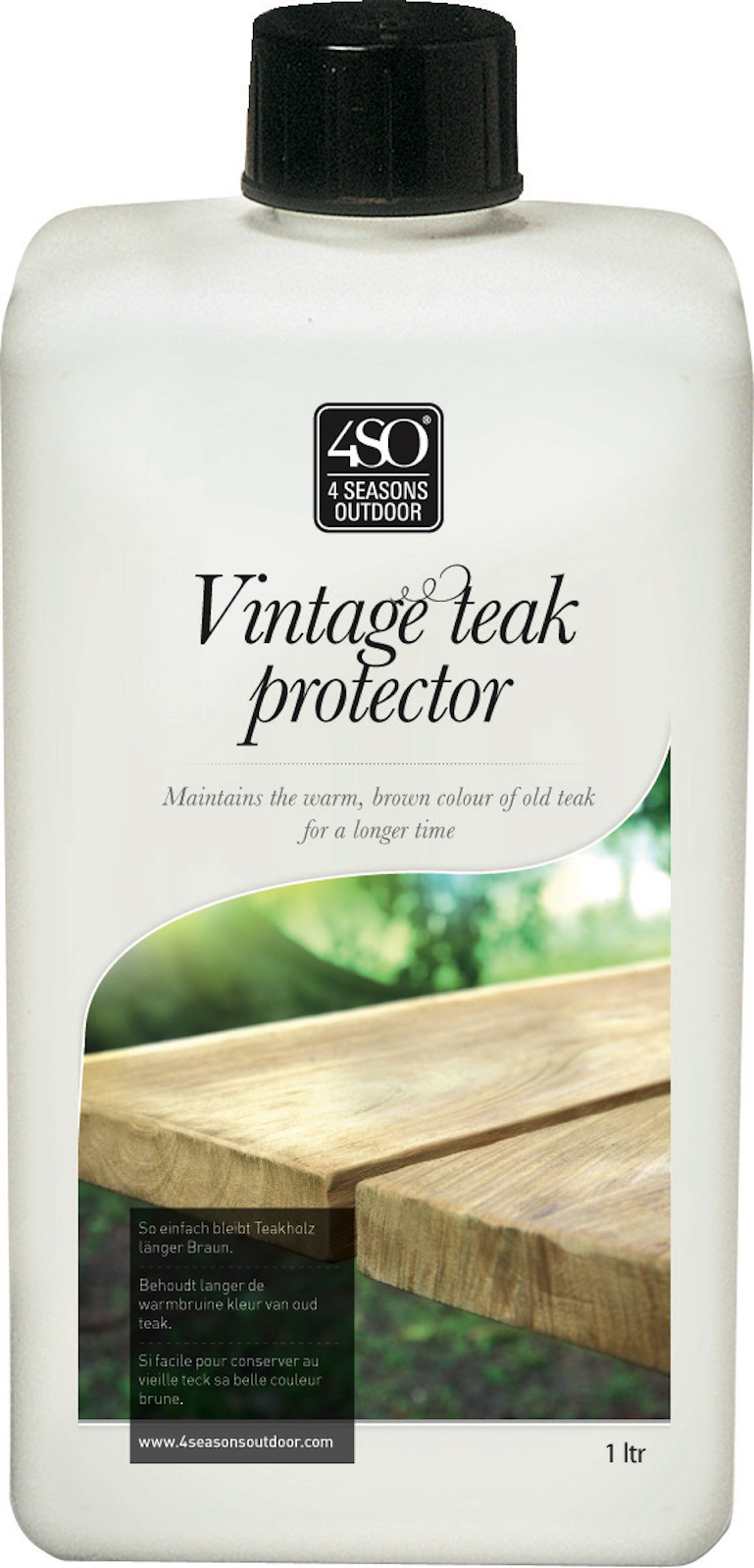 4Seasons Vintage Teak Protector recyceltes Teak Pflegemittel auf Wasserbasis