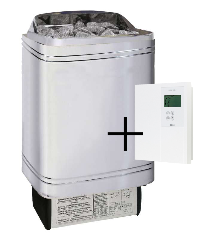 Infraworld Saunaofen 9,0 kW Hotline V2 inkl. Saunasteuerung Saunacontrol A