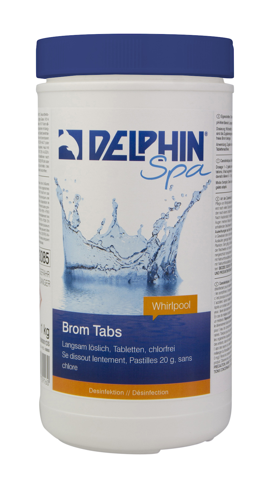 Delphin Spa Brom Tabs 20 g Inhalt 1 kg chlorfrei Desinfektion für Whirlpools