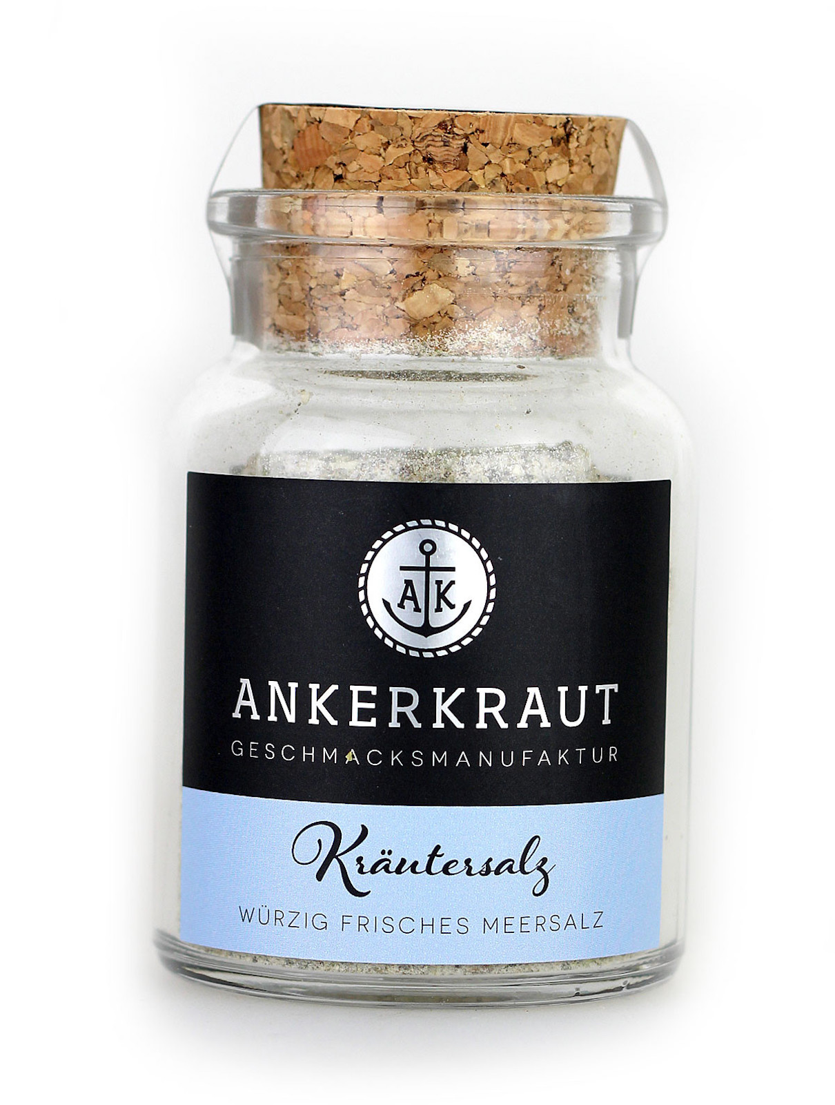 Ankerkraut Kräutersalz Meersalzmischung würziges Salz im Korkenglas 100 g