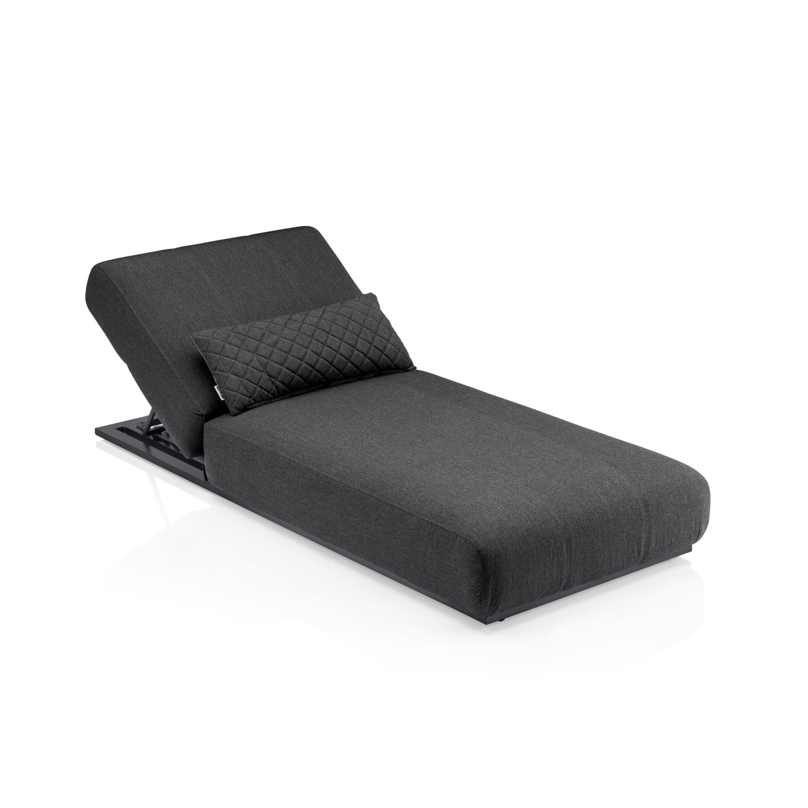 Kettler Sonnenliege Daybed EGO anthrazit/sooty Aluminium Sunbrella®
