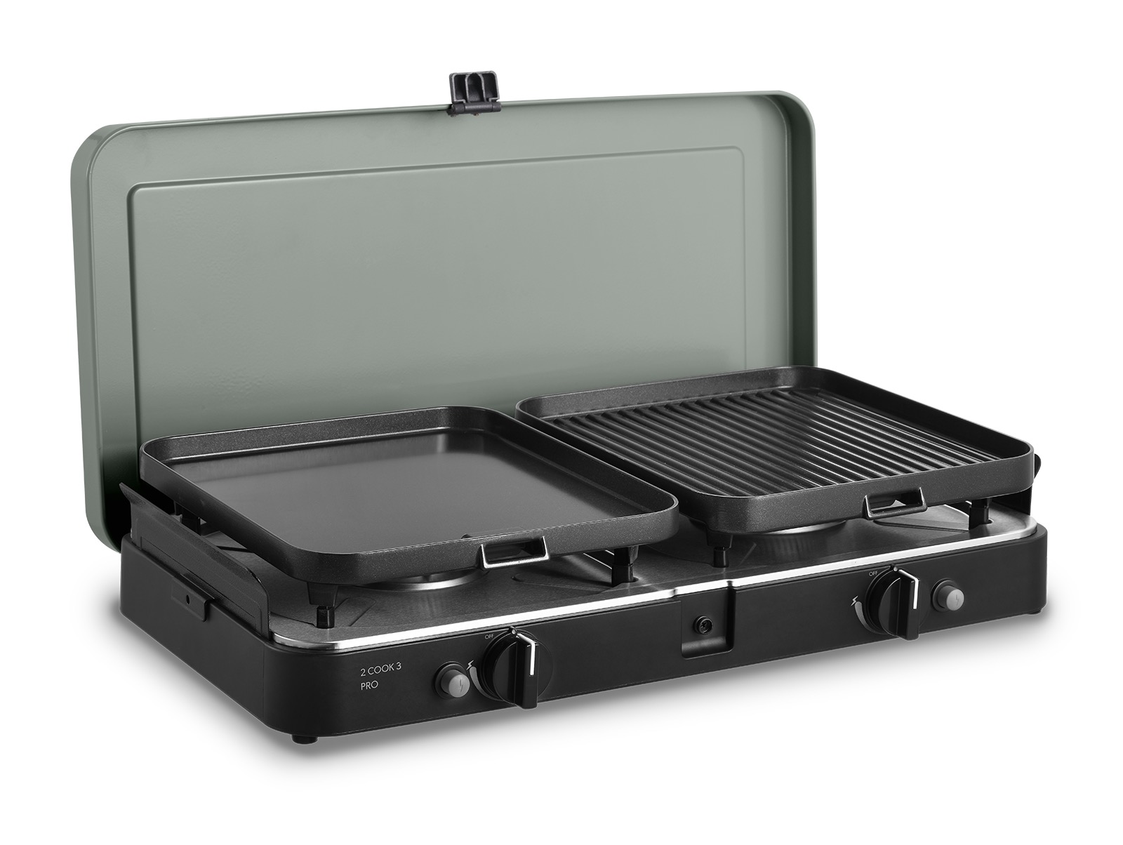 Cadac 2-Cook 3 Pro Deluxe 30mbar BBQ Gasgrill Tischgrill Campinggrill 203P1-20-EU