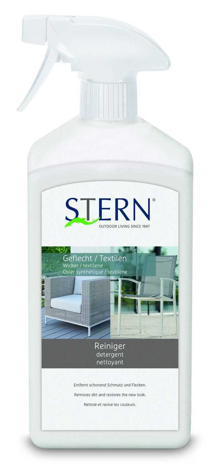 Stern Geflecht & Textilen Reiniger Geflechtreiniger 1000 ml Sprühflasche Polyrattan