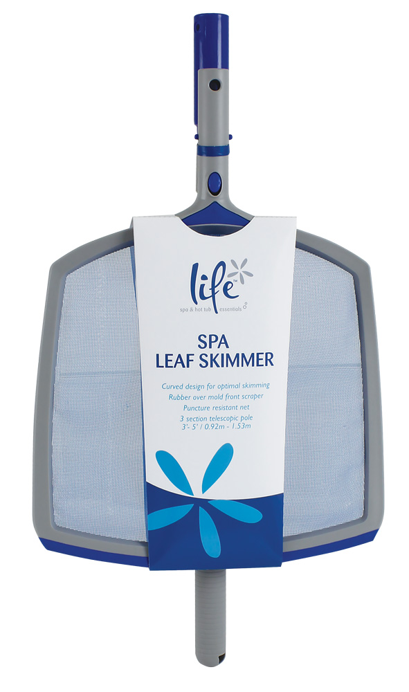 Life Spa Leaf Skimmer Whirlpool Laubskimmer inkl. Teleskopstange 3-teilig ausziehbar