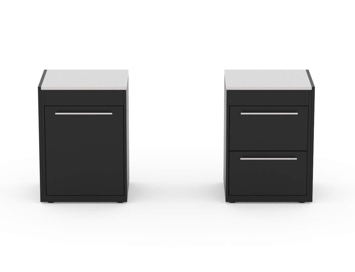 Weber BBQ Kitchen Gas 210 Türmodul und 2‐Ladenmodul für Spirit und Genesis ohne Seitenkocher