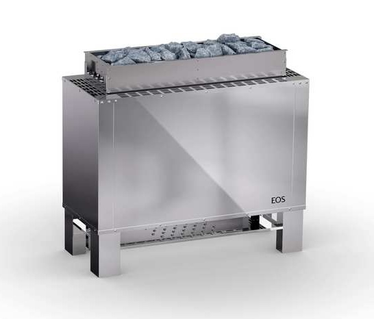 Eos 34.G HD 30 kW finnischer Saunaofen elektrischer Standofen aus Edelstahl