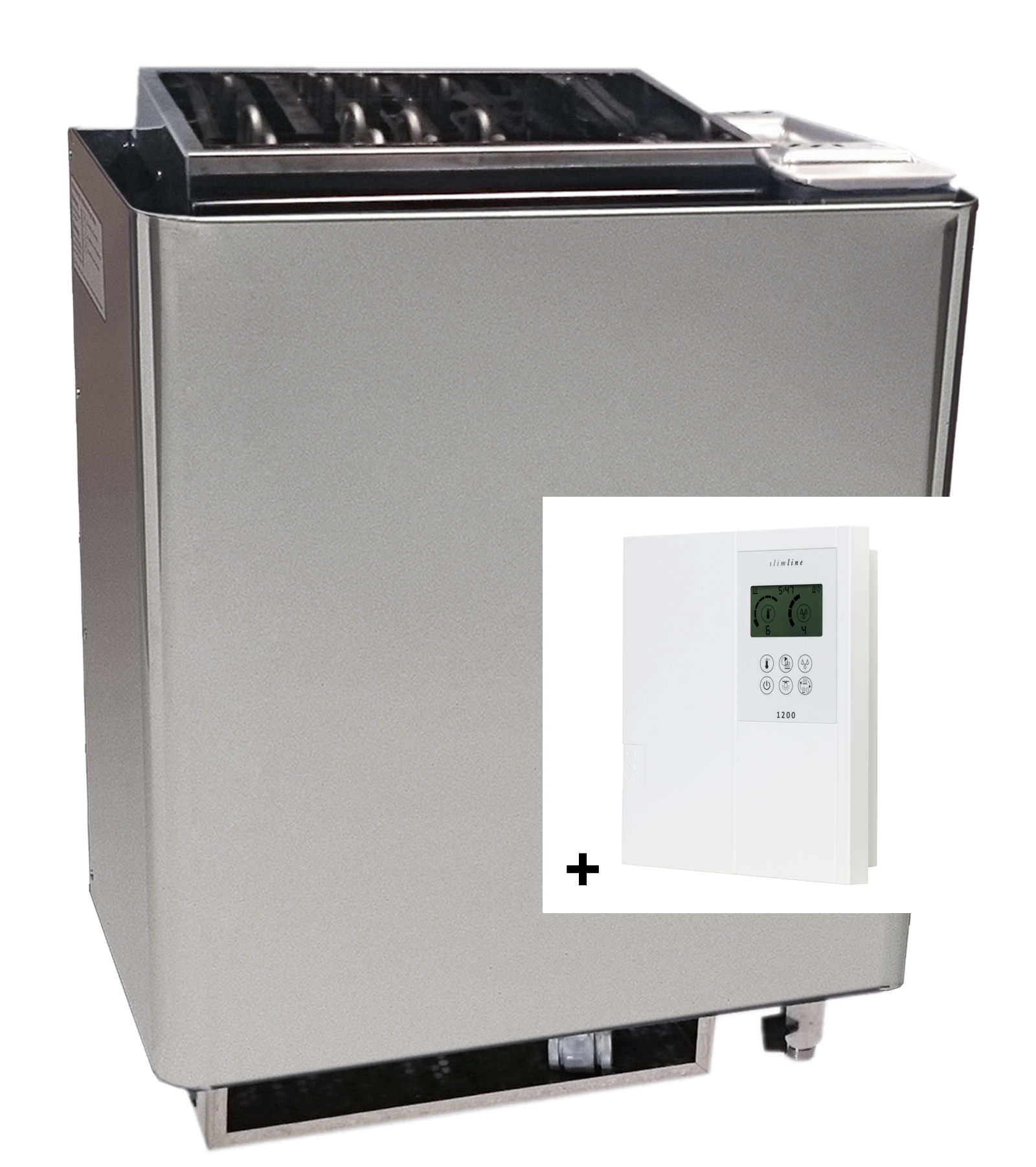 Infraworld Saunaofen Verdampfer Hotline S7 9 kW inkl. Steuerung Saunacontrol A0