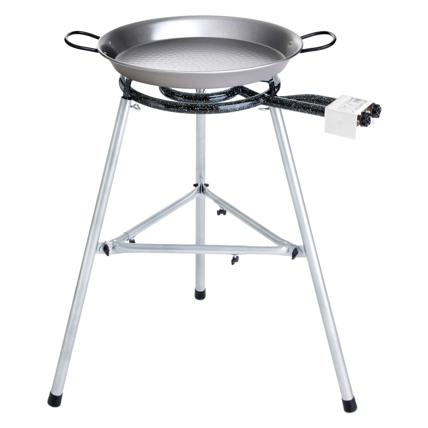 Paella World Comfort Line Set 3 Brenner mit Paella-Pfanne Stahl Ø 46/55 cm Gastronomie/Catering