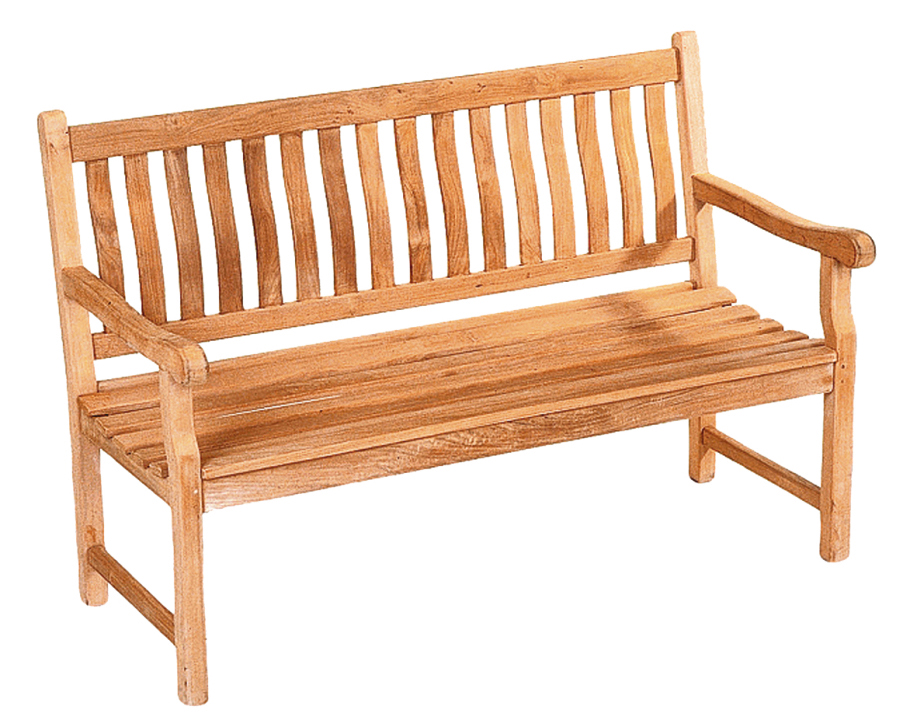 deVries Landhausbank "MENDIP" aus Teakholz (Premium), Größe 140 x 54 x 94 cm