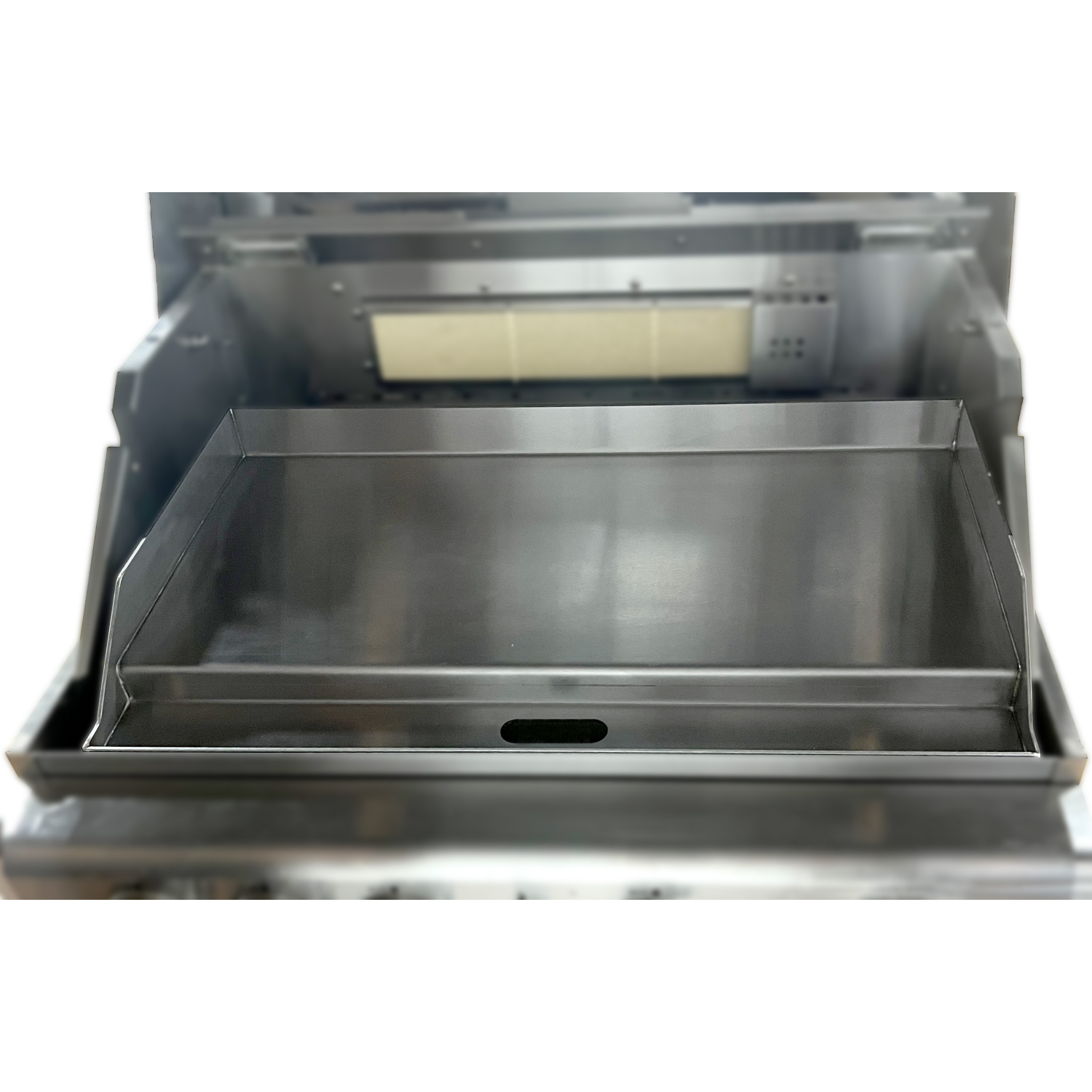 ALLGRILL Edelstahl Plancha Grillplatte - Modul Größe L Grillfäche 65 x 35 cm 88400