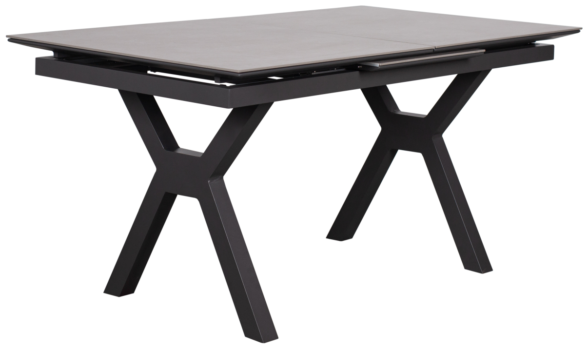 deVries Auszugstisch "HAMMOND", Größe 160/210 x 90 x 76 cm, hellgrau