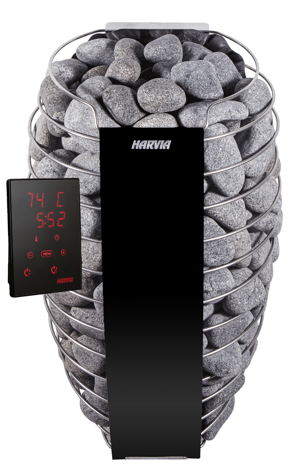 Harvia Spirit SP90XW 9 kW WiFi Black finnischer Saunaofen inklusive Xenio WiFi Steuerung