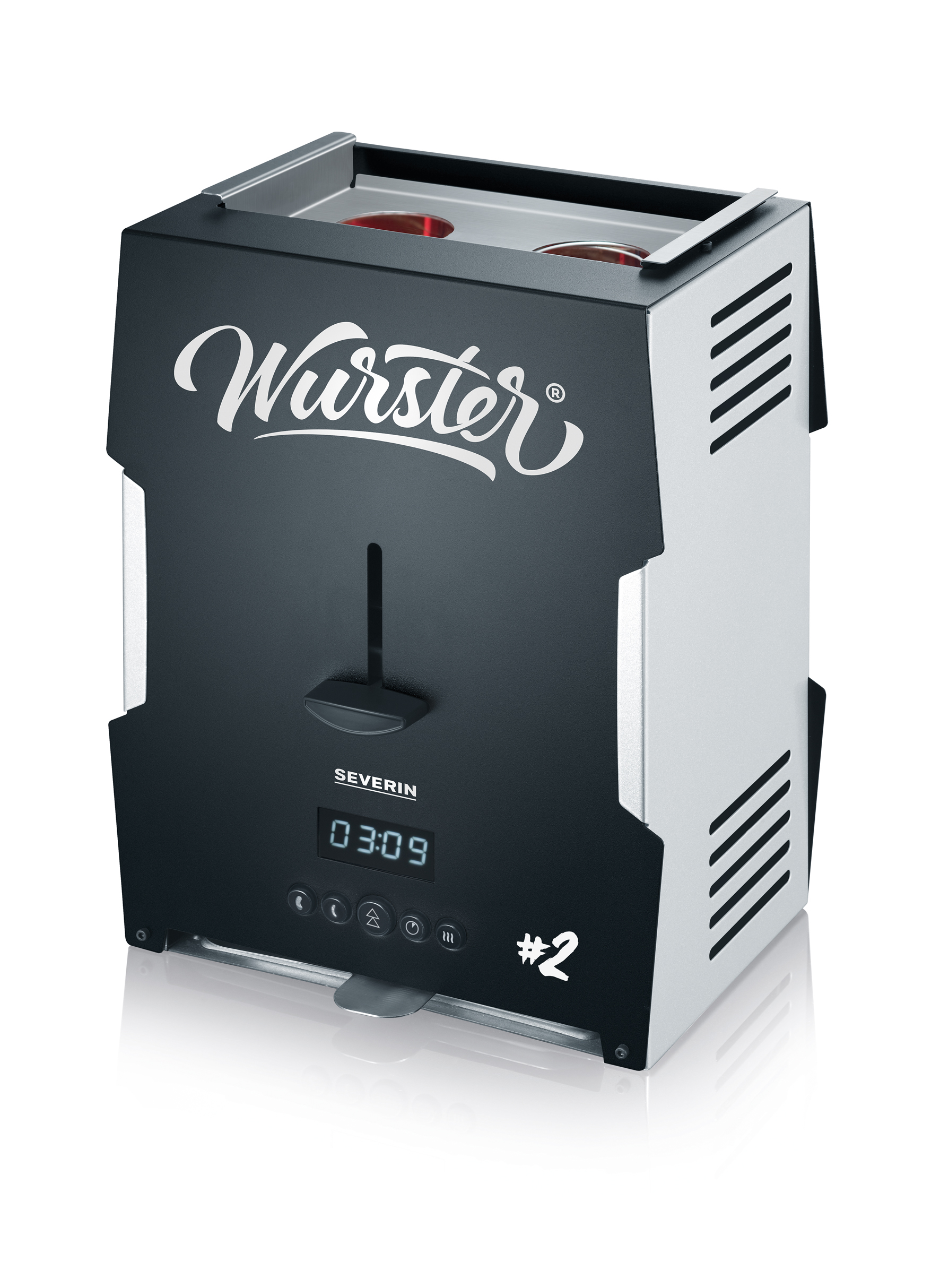SEVERIN Wurster WT 5005 Perfekt gebräunte Würstchen auf Knopfdruck in nur 5 Minuten