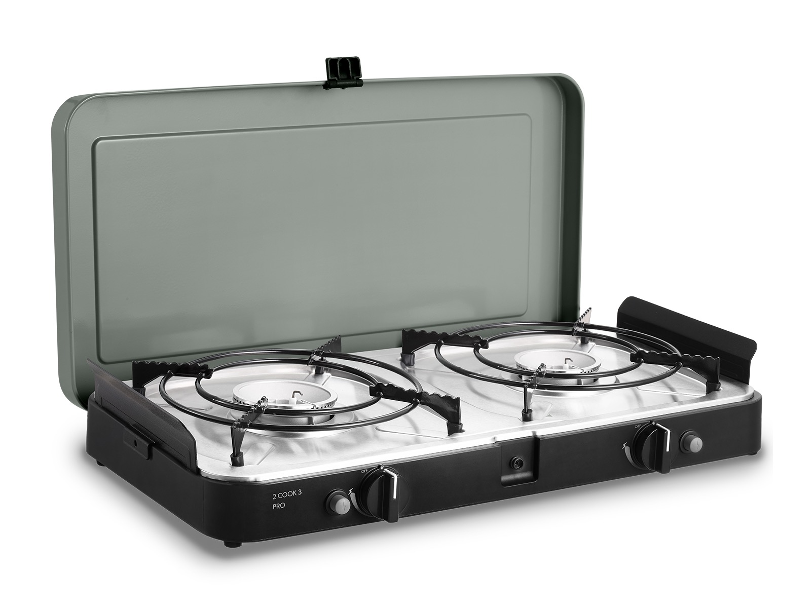 Cadac 2-Cook 3 Pro Stove 50mbar BBQ Gasgrill Tischgrill Campinggrill 203P1-10-DE