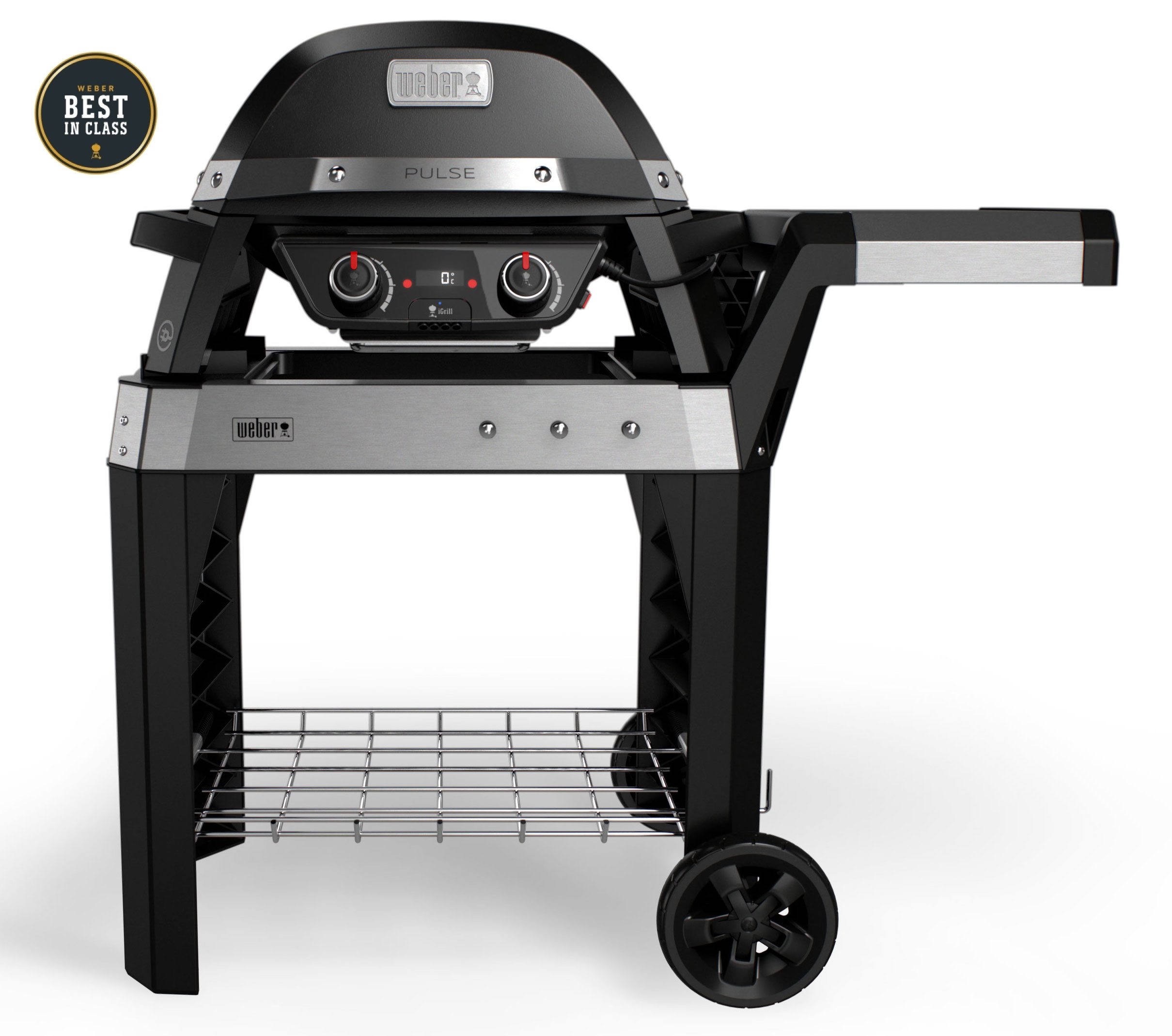 Weber Elektrogrill Pulse 2000 mit Rollwagen Black