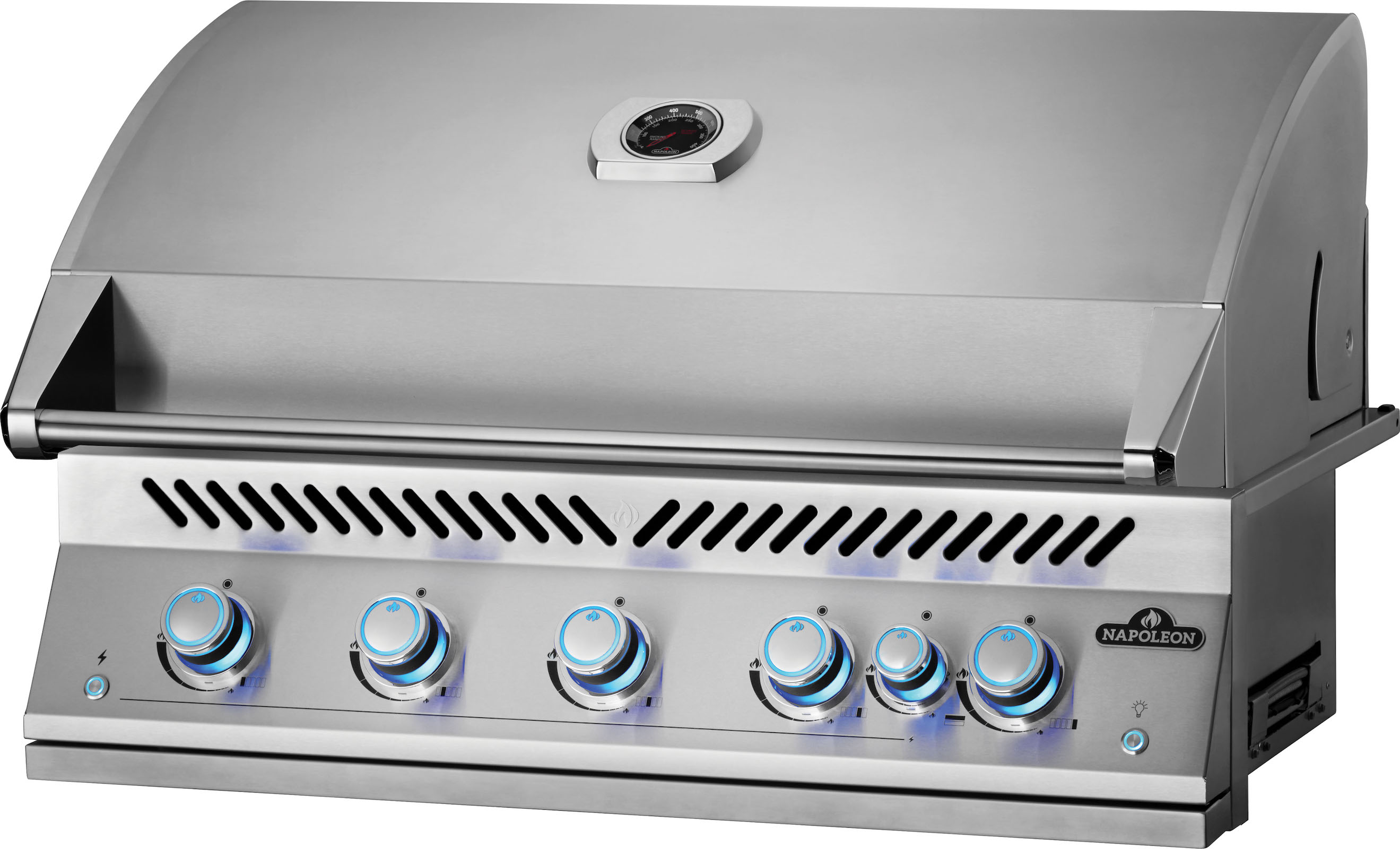Napoleon BIG38 Einbau-Gasgrill 700 Series Built In 38" Edelstahl inkl. Drehspieß 22,8 kW 6 Brenner