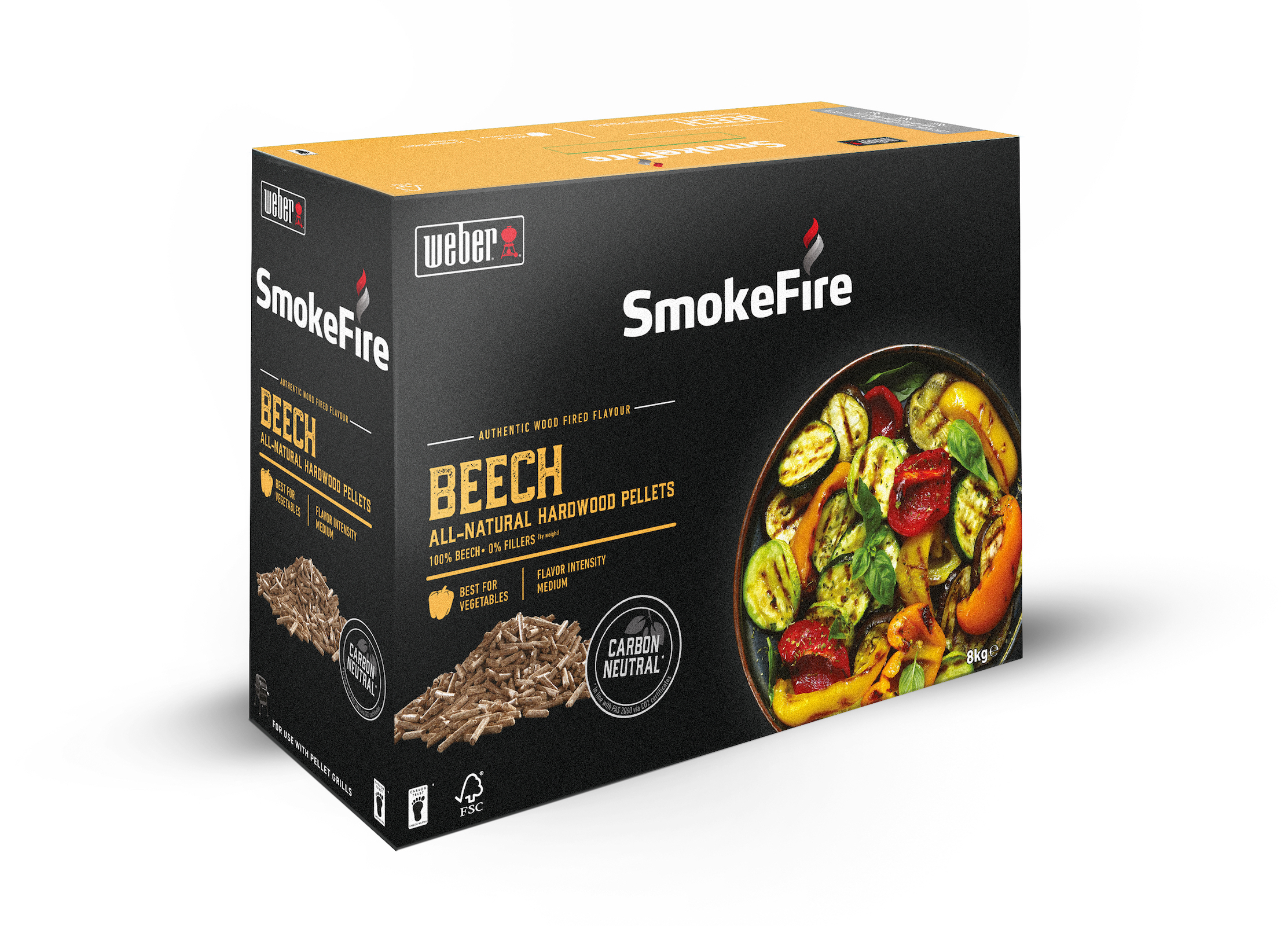Weber SmokeFire Holzpellets Buche 8 kg